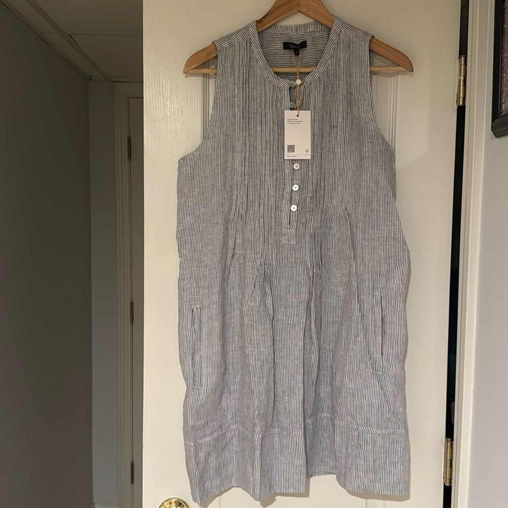 Women's NWT Quince Sleeveless Swing Dress